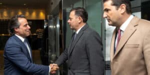 Luís Montenegro em arruada este sábado em Guimarães&nbsp;