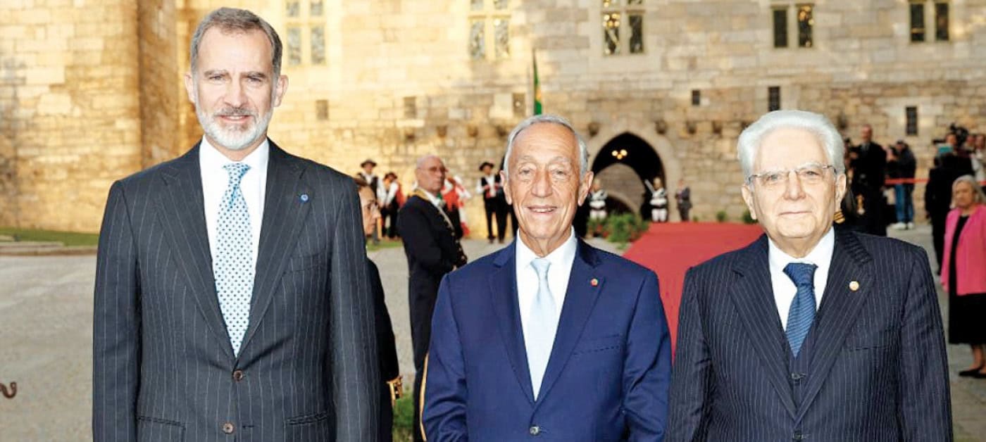 Marcelo recebe hoje o Rei de Espanha e o Presidente de Itália em Coimbra