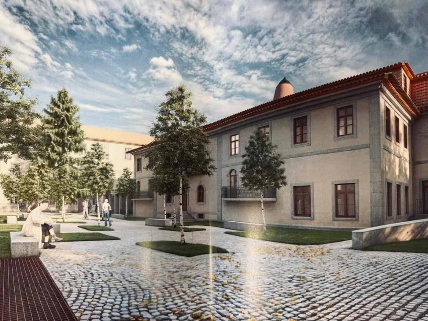 Autarca e reitor visitam obra na residência universitária de Guimarães