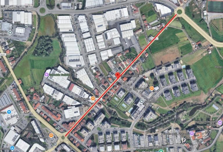 Trânsito interdito na Reta do Feital durante dois meses