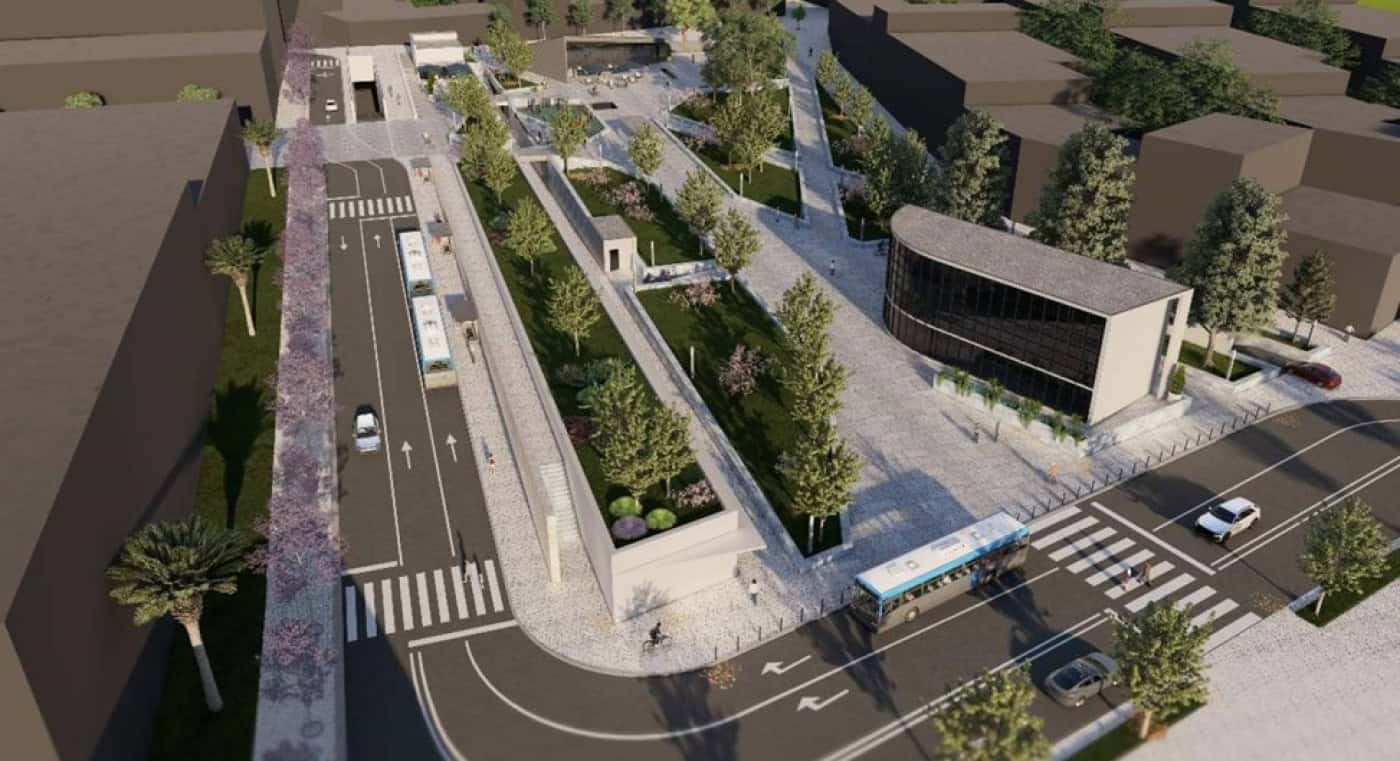 Praça Conde de Agrolongo vai ser requalificada mas edifício envidraçado permanece inalterado