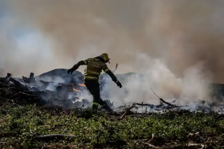 Quase 400 bombeiros no combate às chamas em Ponte da Barca
