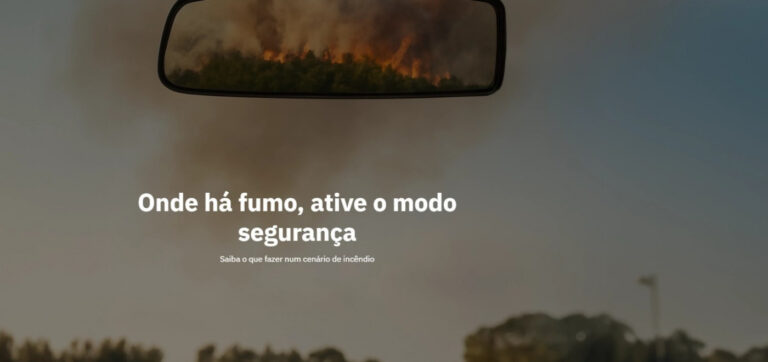 Brisa cria plano com recomendações aos condutores surpreendidos por incêndios