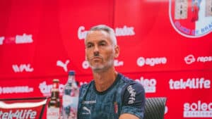 Carlos Vicens. A partida contra o Lincoln Red Imps "é como se fosse uma final"