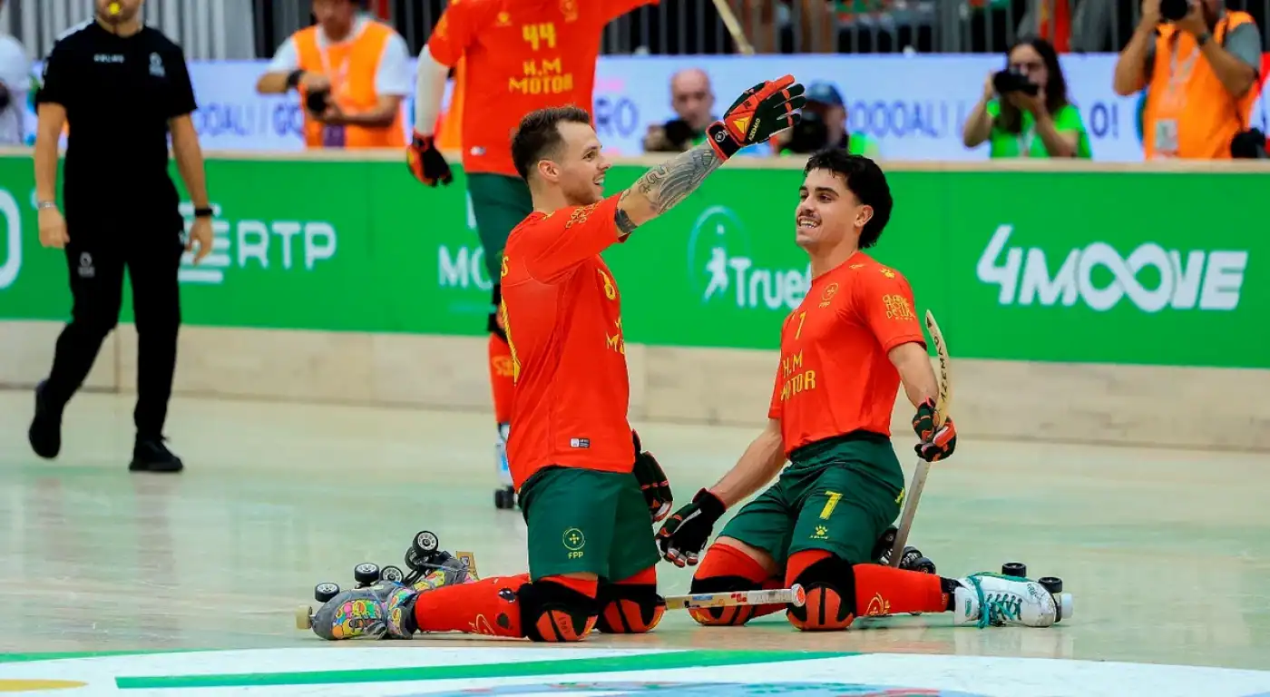 Europeu hóquei em patins. Portugal bate Espanha e joga final com França