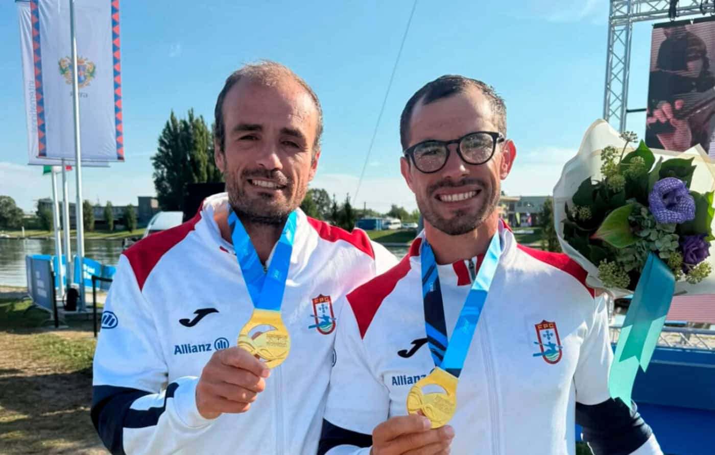 Canoístas José Ramalho e Fernando Pimenta tetracampeões do Mundo de K2 maratonas 