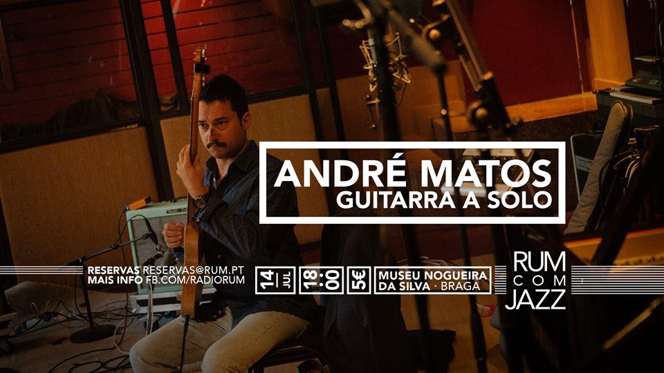 André Matos no RUM com Jazz deste sábado