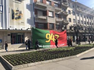Bandeira recolheu "algumas centenas de assinaturas" em Braga