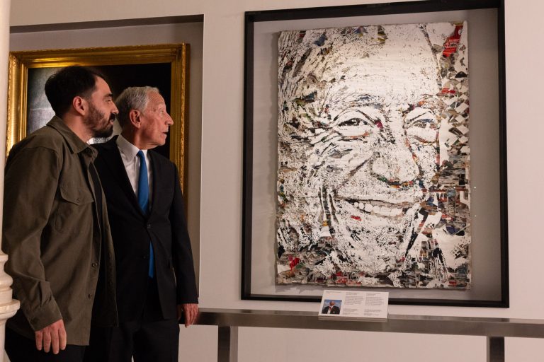 “Foi a ideia mais louca que tive”, diz Marcelo sobre retrato oficial feito por Vhils
