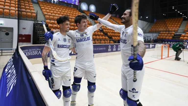 Óquei Clube de Barcelos vence Hockey Trissino e está nas meias finais da Liga dos Campeões