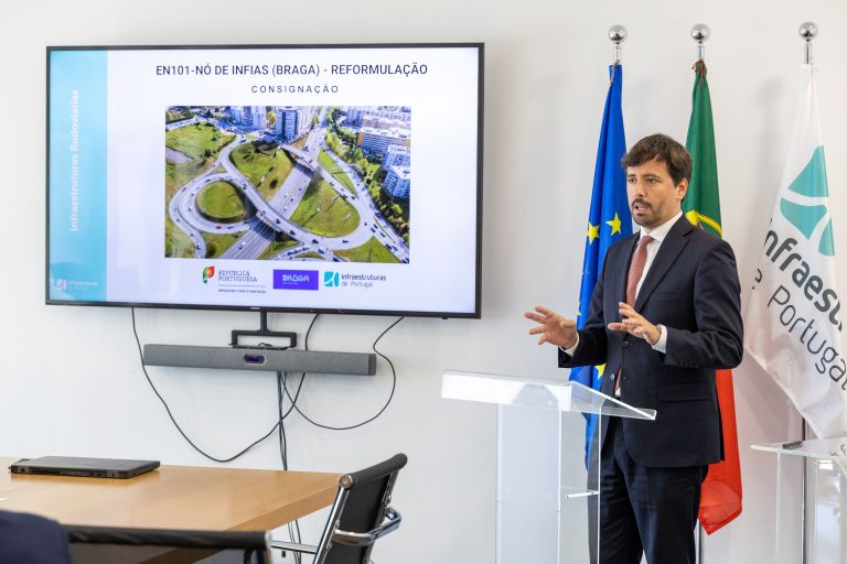 Arranca oficialmente a obra do Nó de Infias. Como vai Braga mitigar o impacto no trânsito antes de o desatar?
